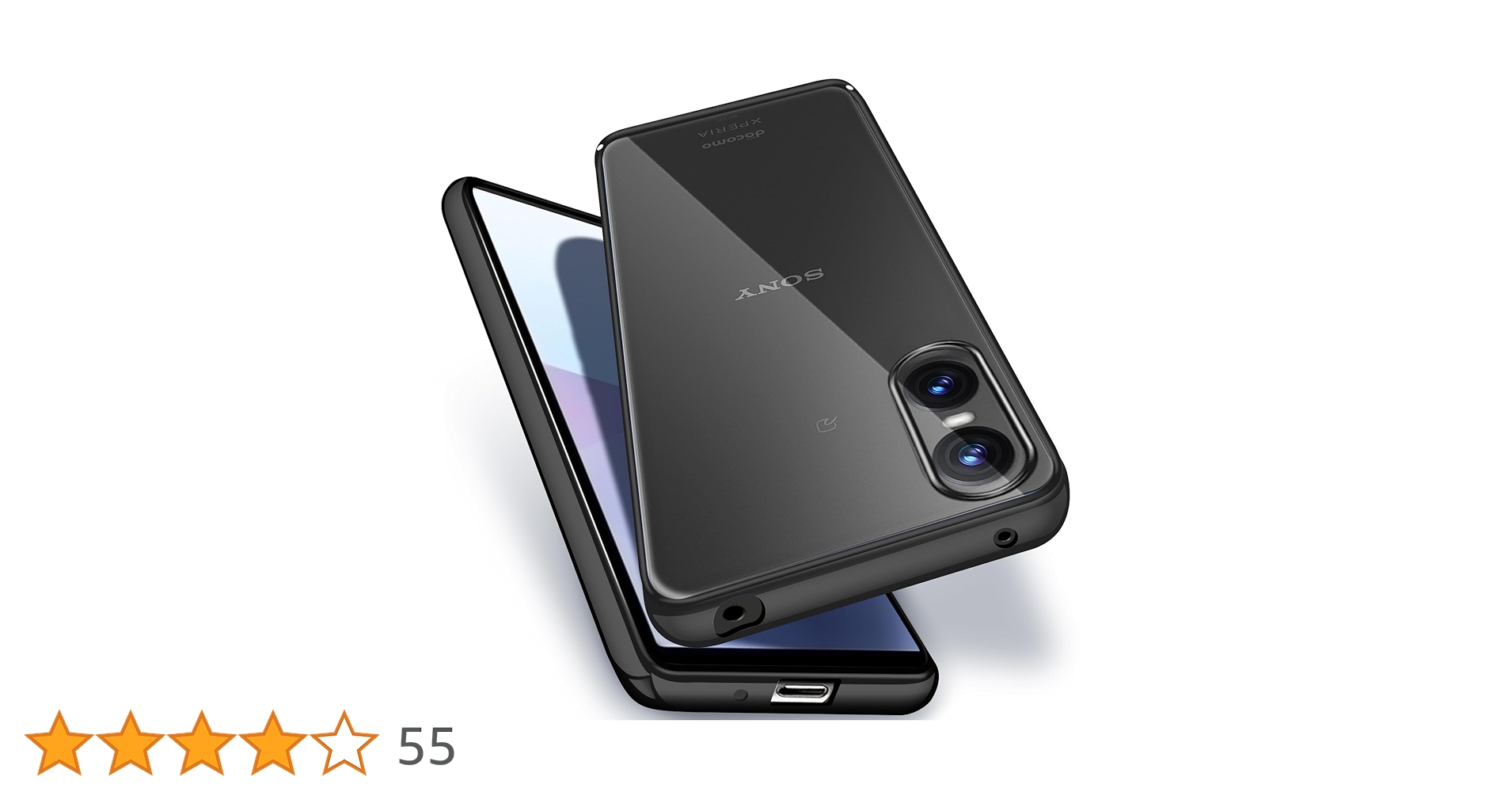 Sony Xperia 10 VI 本体 ブラック ケース付き ソニー純正 Xperia 10 VI Style Cover with Stand Black